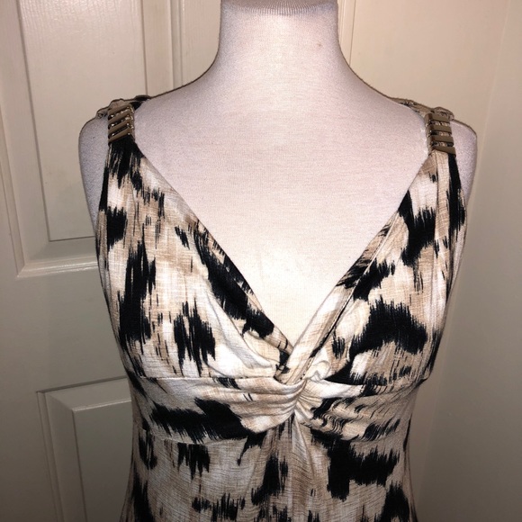 NWT CONRAD C COLLECTION V- Neck sleeveless Maxi Dress - Picture 2 of 8
